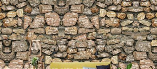 Text Stones Wallpaper AJ Wallpaper