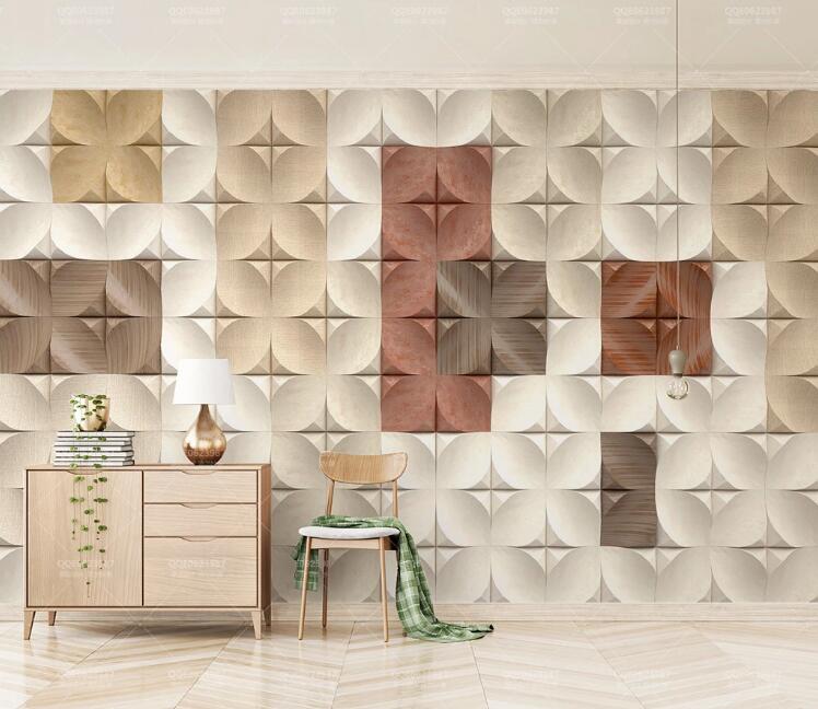 3D Color Pattern WC225 Wall Murals
