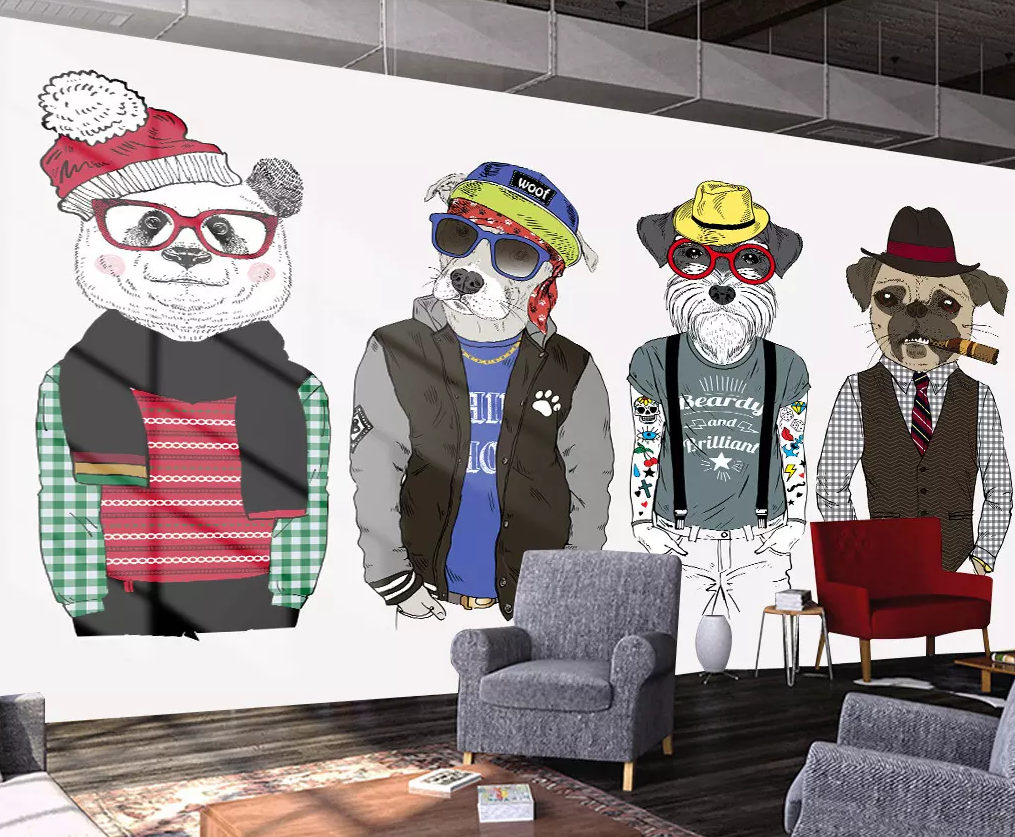 3D Dressing Animals 95 Wallpaper AJ Wallpaper 2