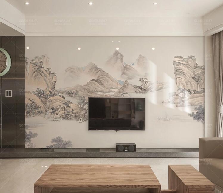 3D Sketch Alpine WC129 Wall Murals