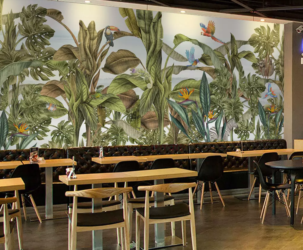 3D Wood Parrot 403 Wallpaper AJ Wallpaper 2