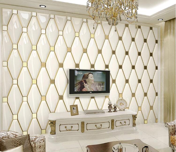 3D Gold Pattern WC256 Wall Murals
