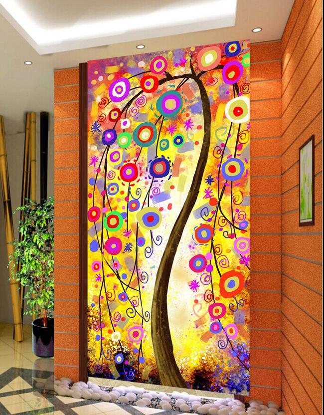 3D Colored Irregular Pattern 616 Wall Murals Wallpaper AJ Wallpaper 2