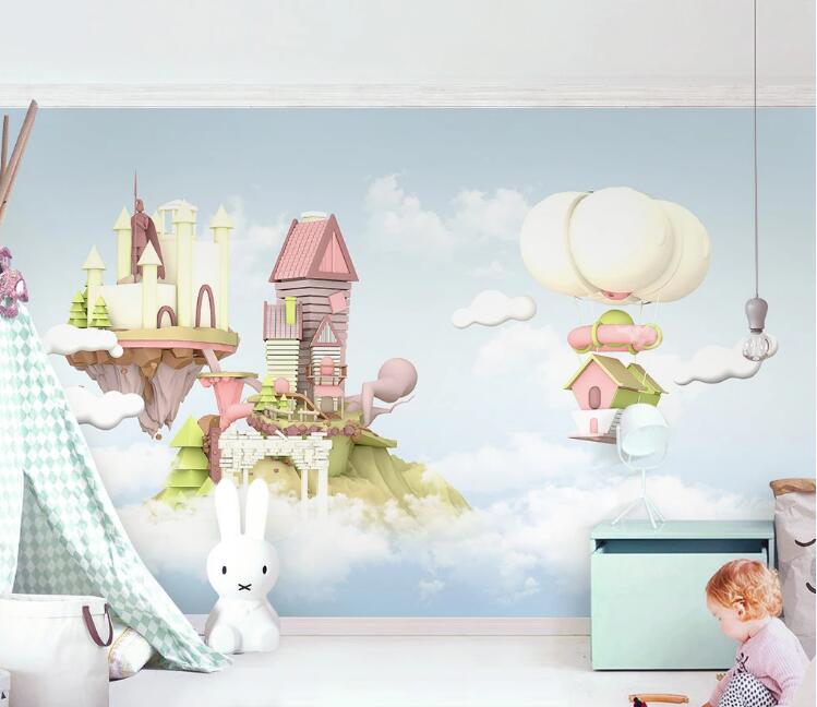 3D Color Castle WC259 Wall Murals