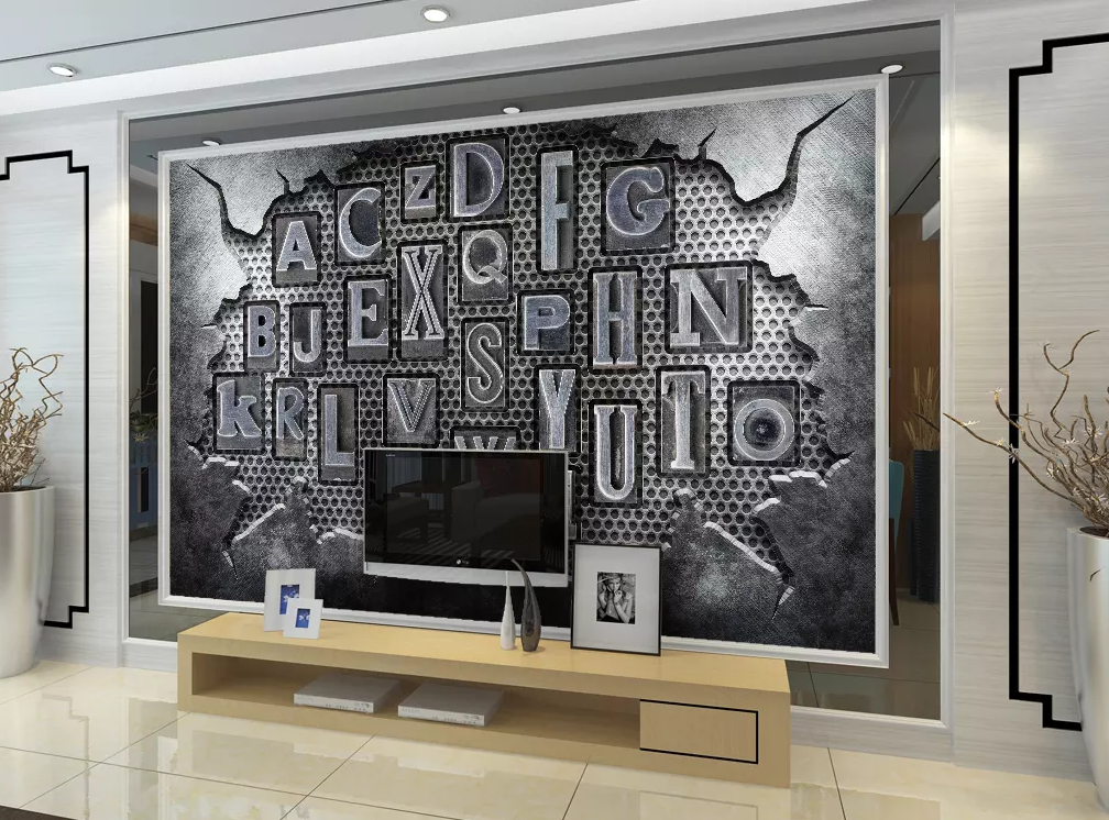 3D Letter Card 45 Wallpaper AJ Wallpaper 2