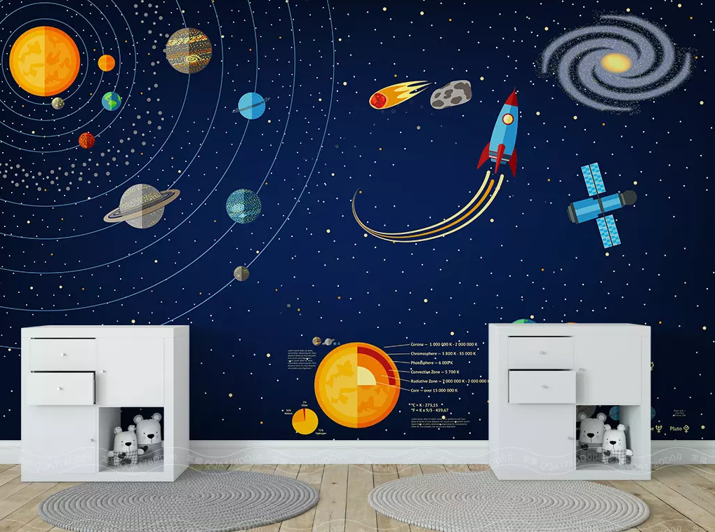 3D Cartoon Planet 190 Wallpaper AJ Wallpaper 2