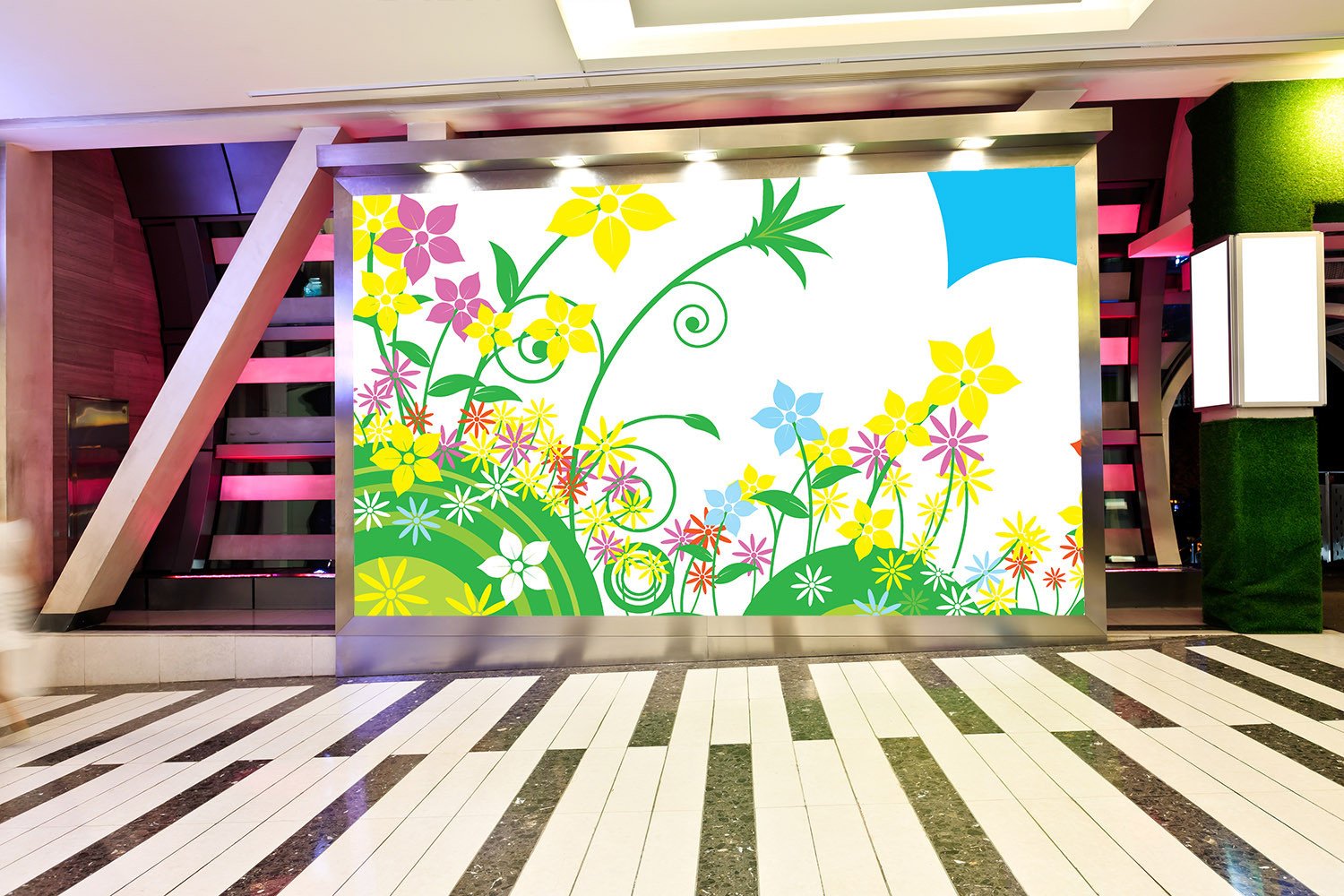 Bright Colorful Flowers Wallpaper AJ Wallpaper