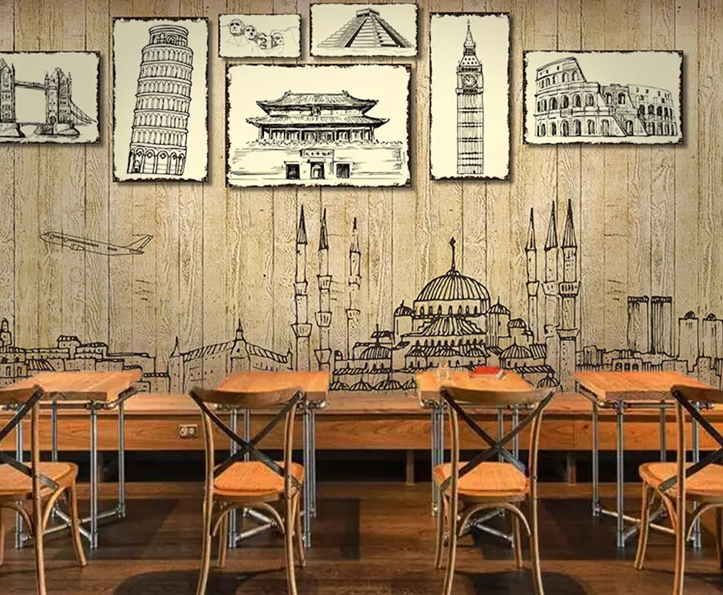 3D Doodle Various Towers 56 Wallpaper AJ Wallpaper 2