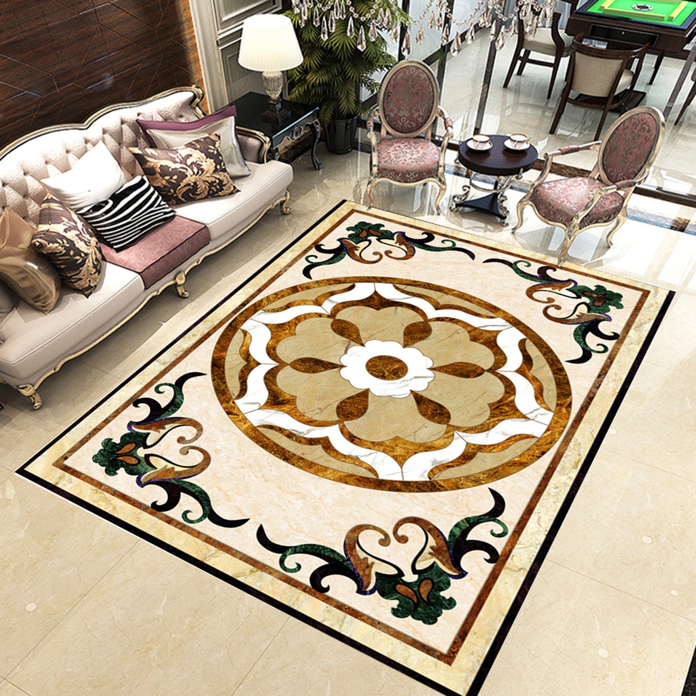 3D Marble Drop Pattern WG389 Floor Mural Wallpaper AJ Wallpaper 2
