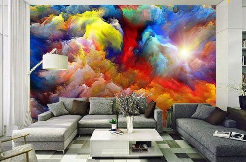 3D Collision Color Painting 578 Wallpaper AJ Wallpaper