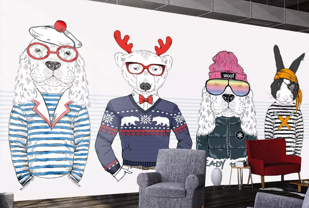 3D Graffiti Cool Animal 94 Wallpaper AJ Wallpaper 2