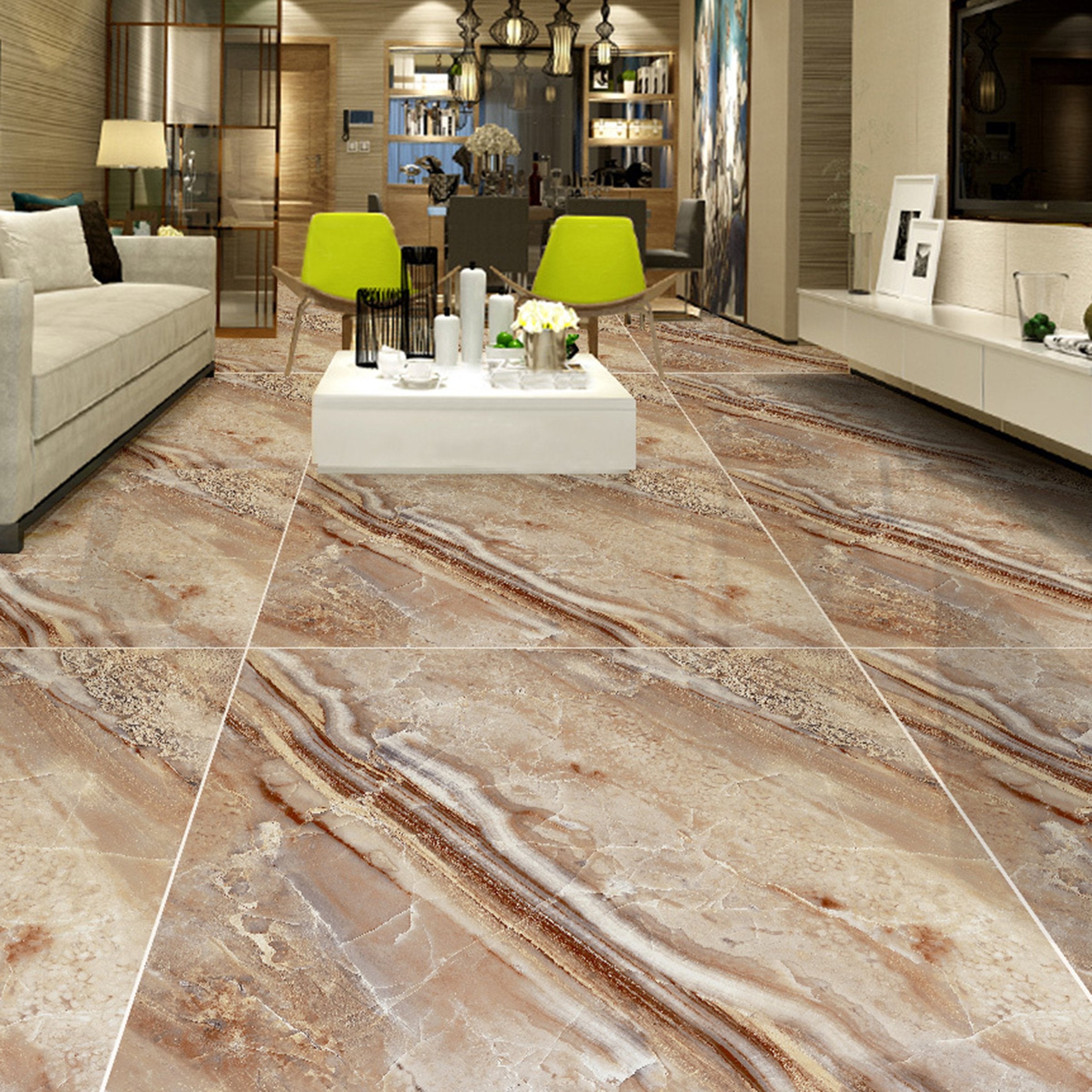 3D Color Stripe WG658 Floor Mural Wallpaper AJ Wallpaper 2