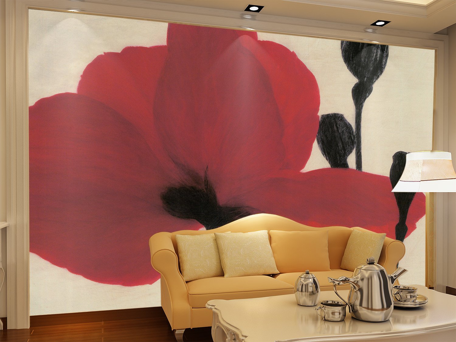 Red Flower 4 Wallpaper AJ Wallpaper