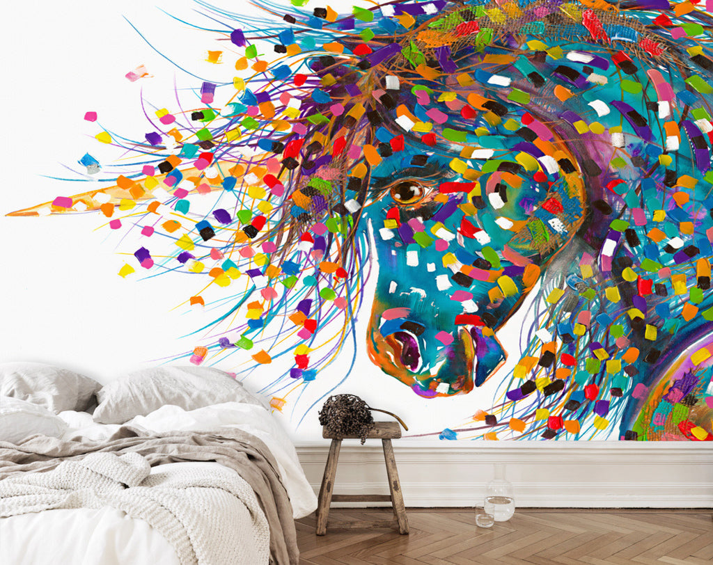 3D Color Horse WG185 Wall Murals
