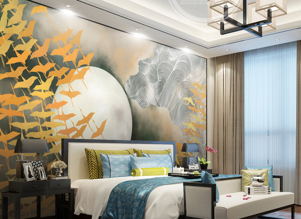 3D Group of Birds WG083 Wall Murals