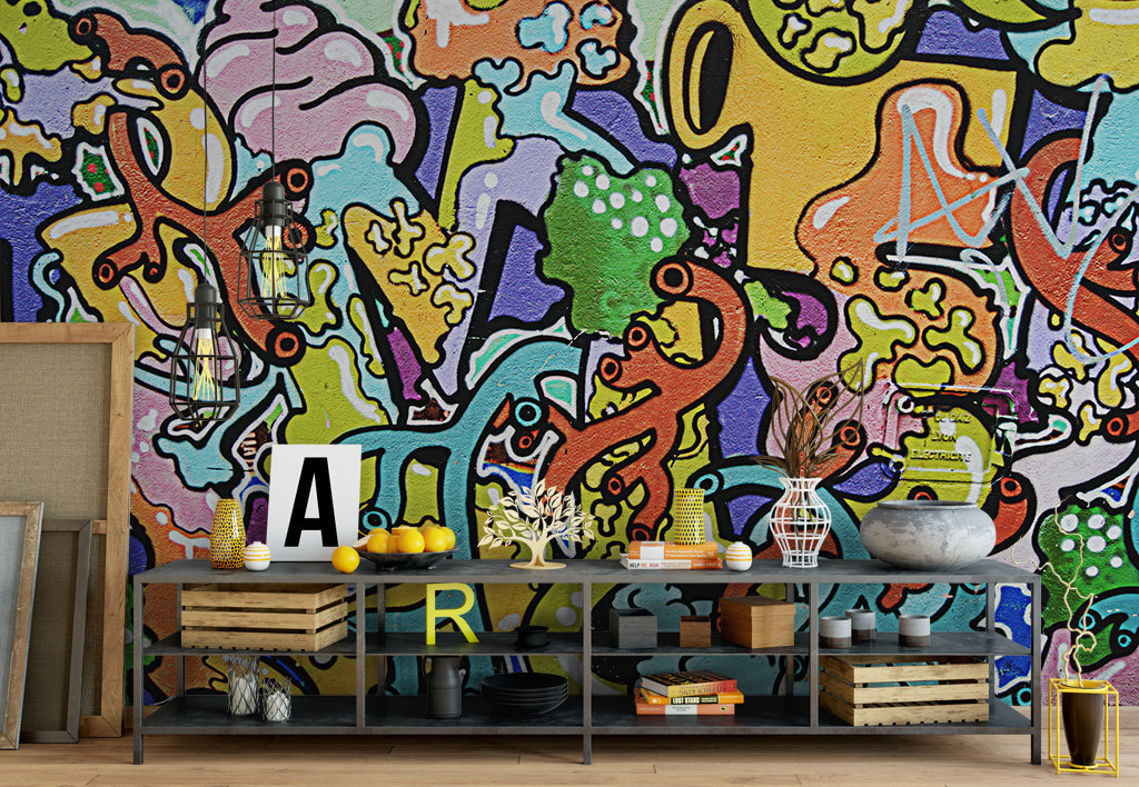 3D Color Painting WC025 Wall Murals