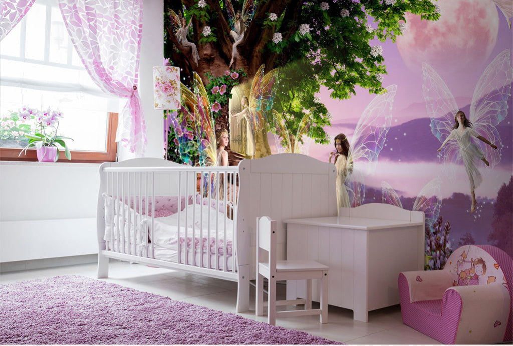 3D Green Forest WC014 Wall Murals