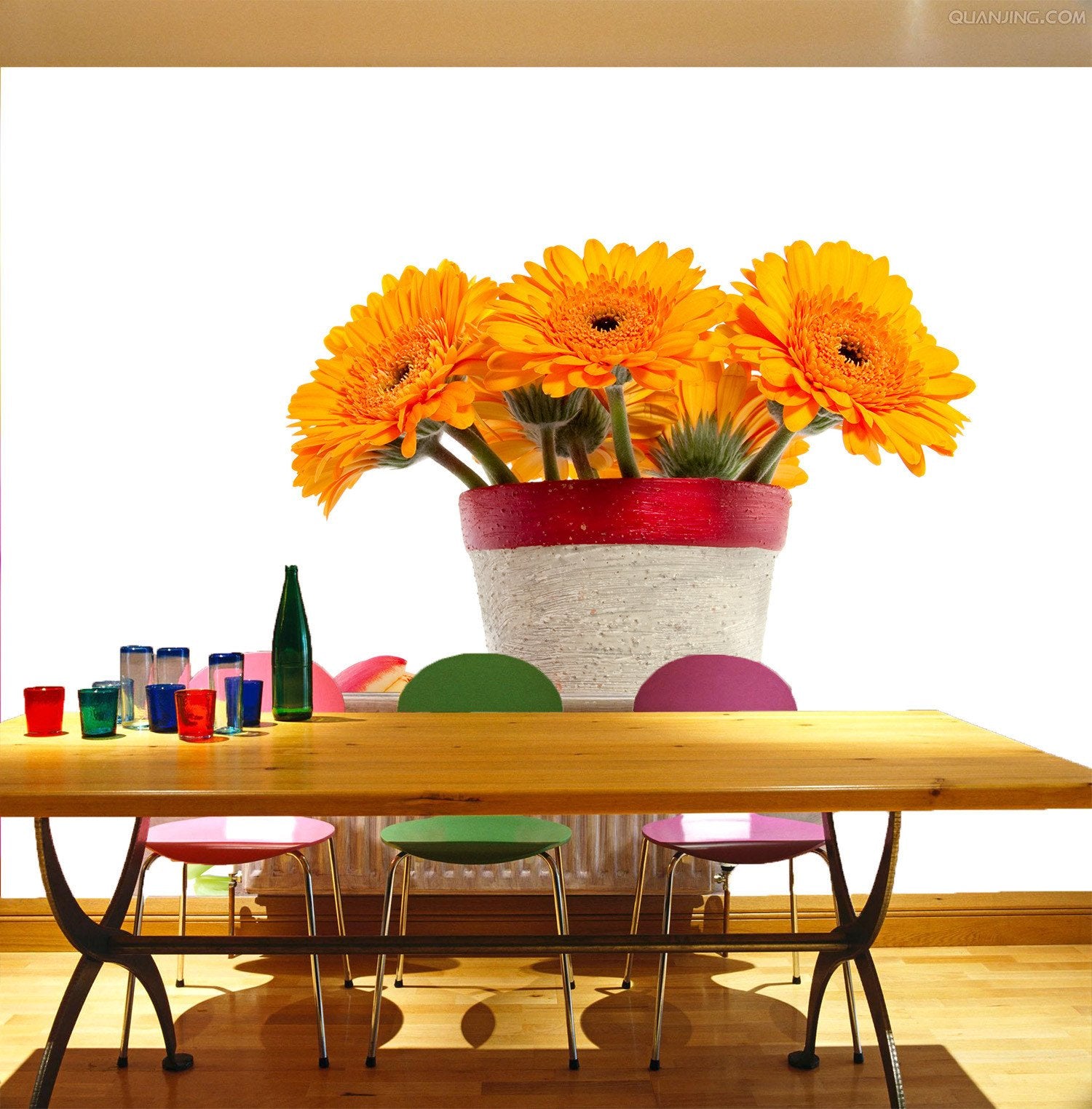 Arranging Flowers Wallpaper AJ Wallpaper