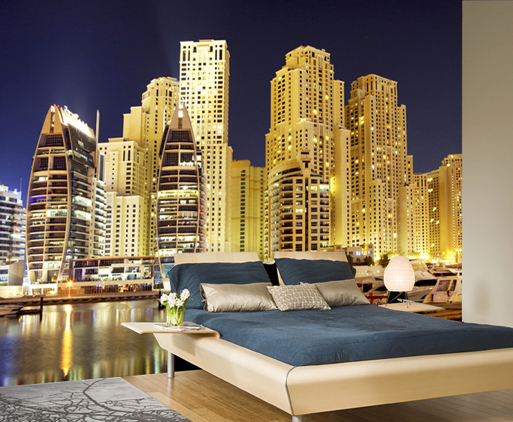 Glittering City Wallpaper AJ Wallpapers