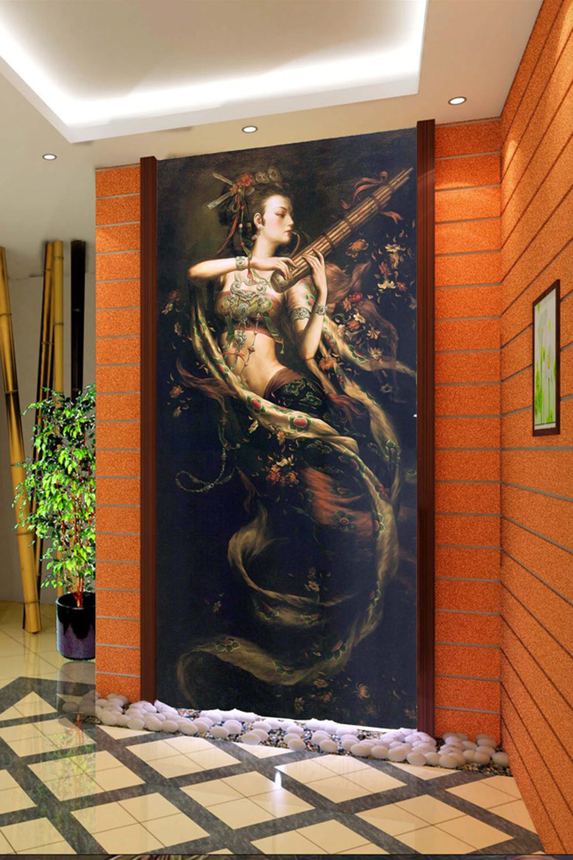 3D Woman Elegance WG001 Wall Mural