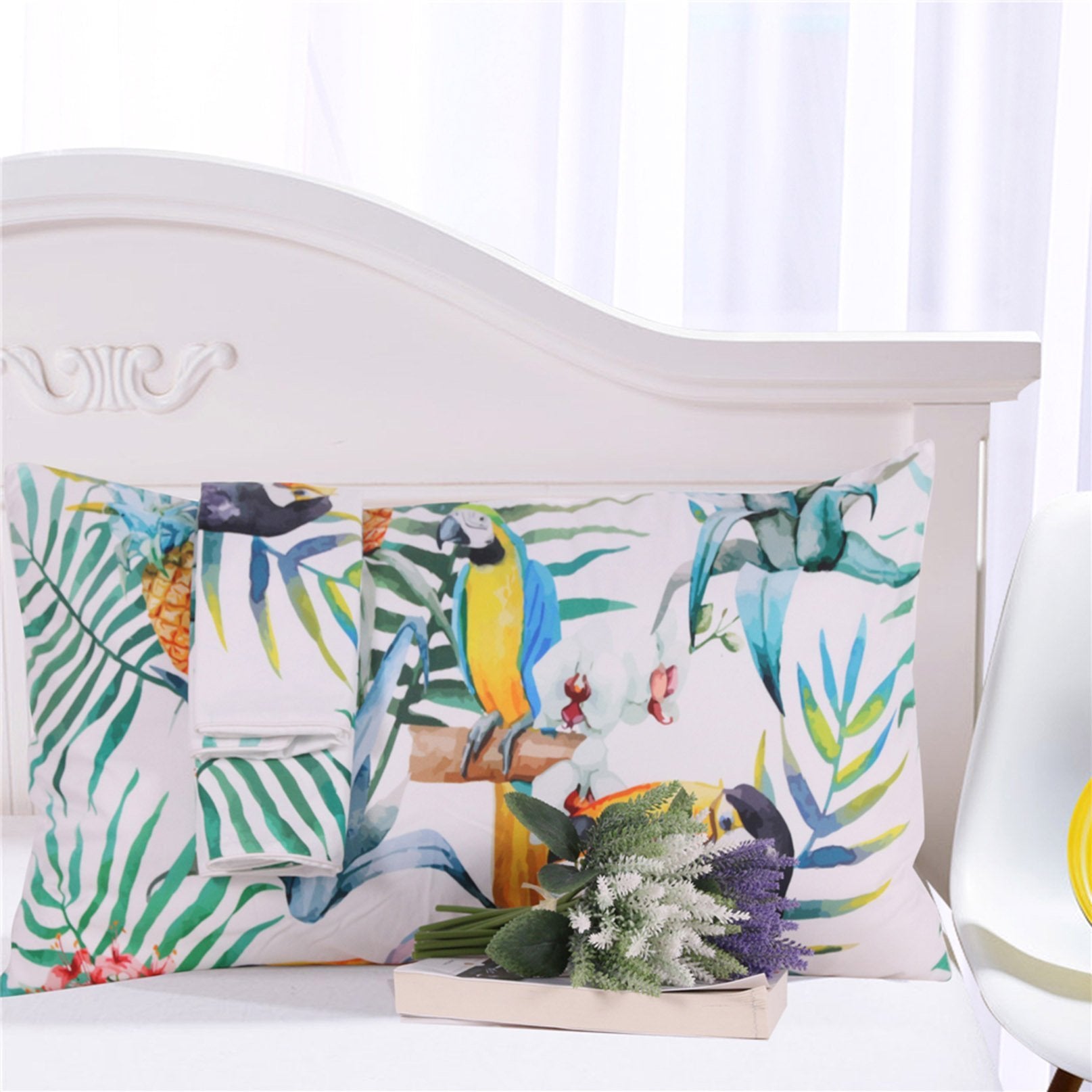3D Toucan Plant 101 Bed Pillowcases Quilt Wallpaper AJ Wallpaper