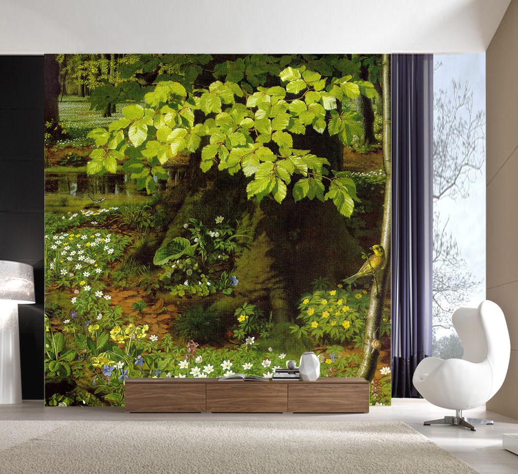 Green Garden Wallpaper AJ Wallpaper