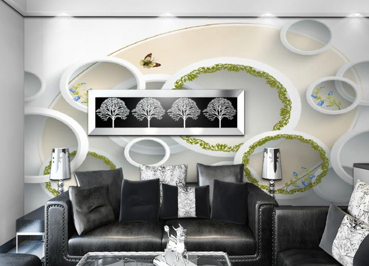 Overlapped Circles 1 Wallpaper AJ Wallpaper