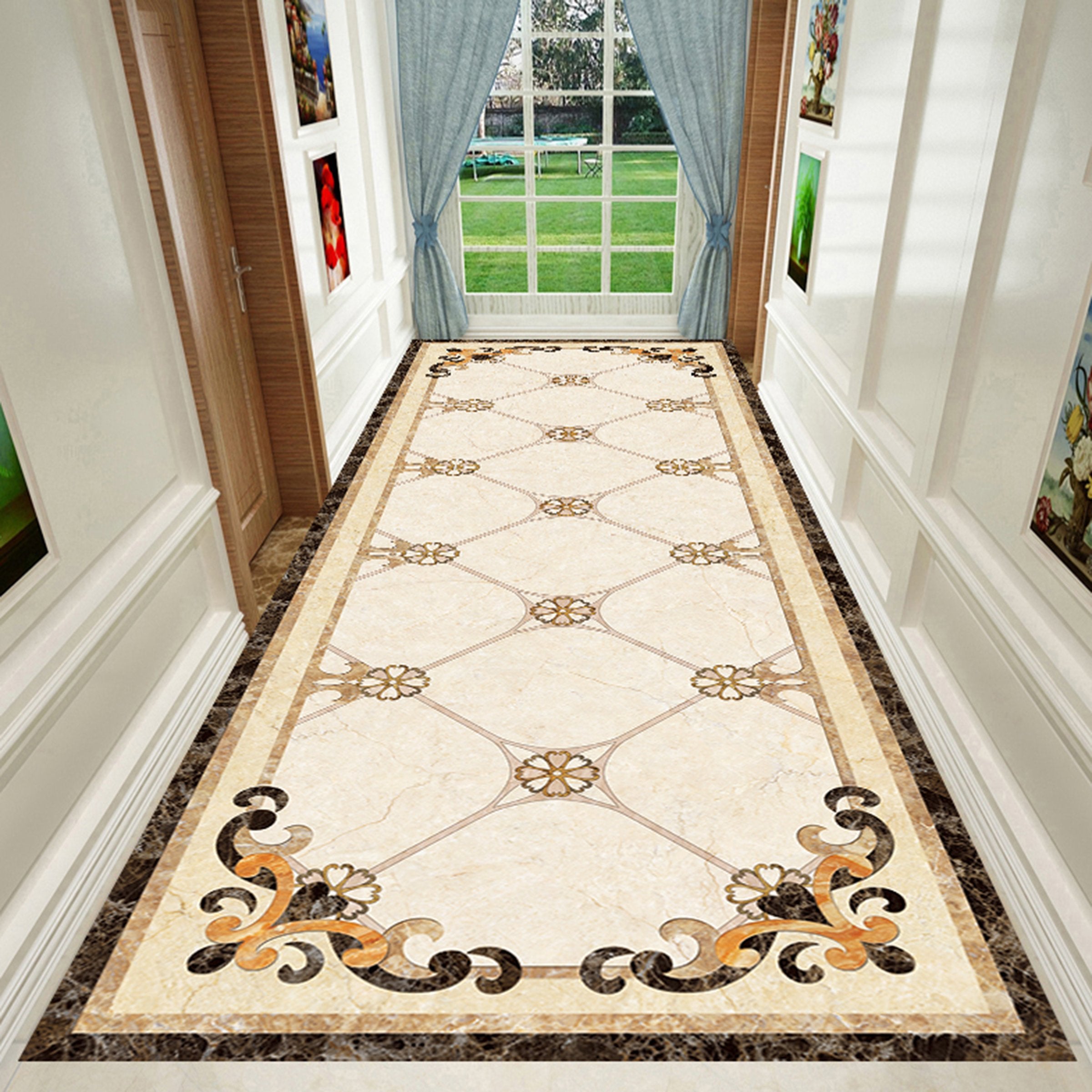 3D Small Petal WG574 Floor Mural Wallpaper AJ Wallpaper 2