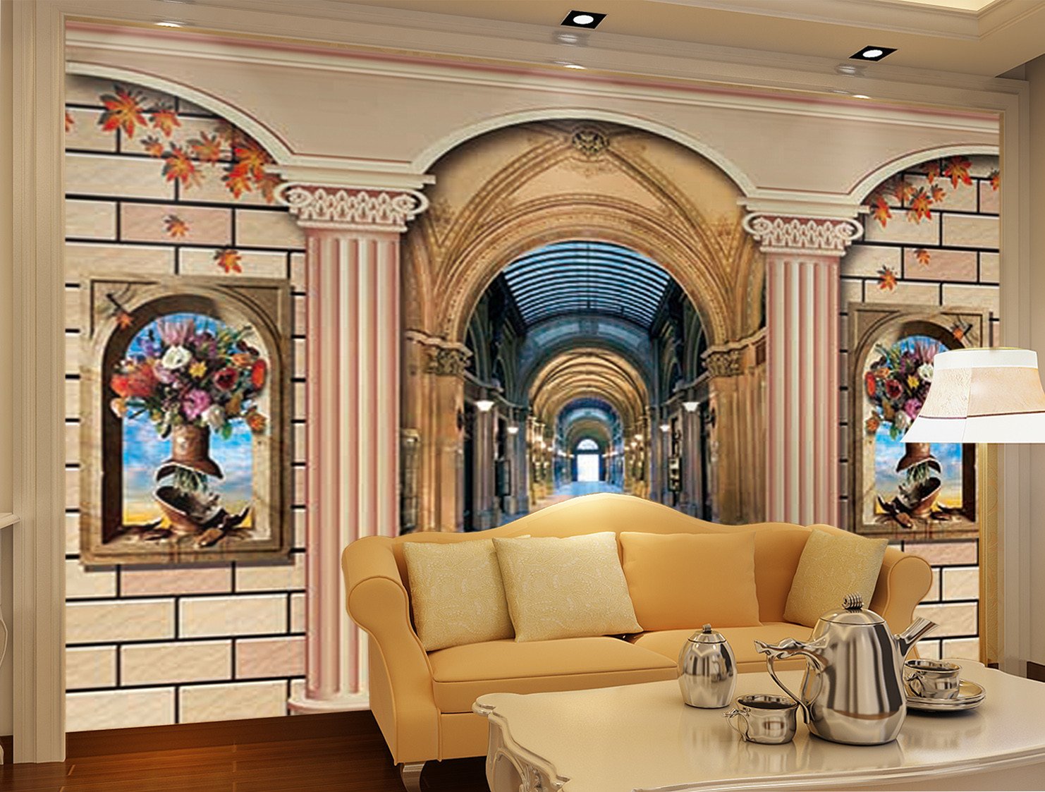 3D Roman Palace 349 Wallpaper AJ Wallpaper