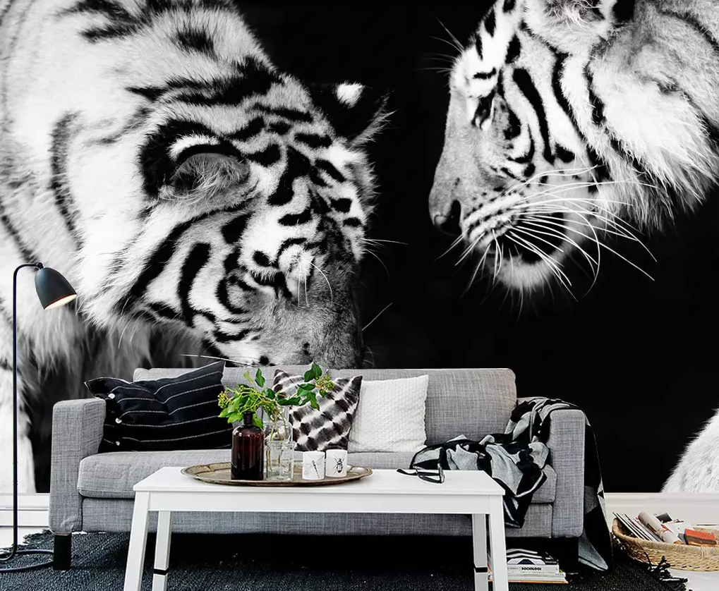 3D Bow Down Tiger 243 Wallpaper AJ Wallpaper 2