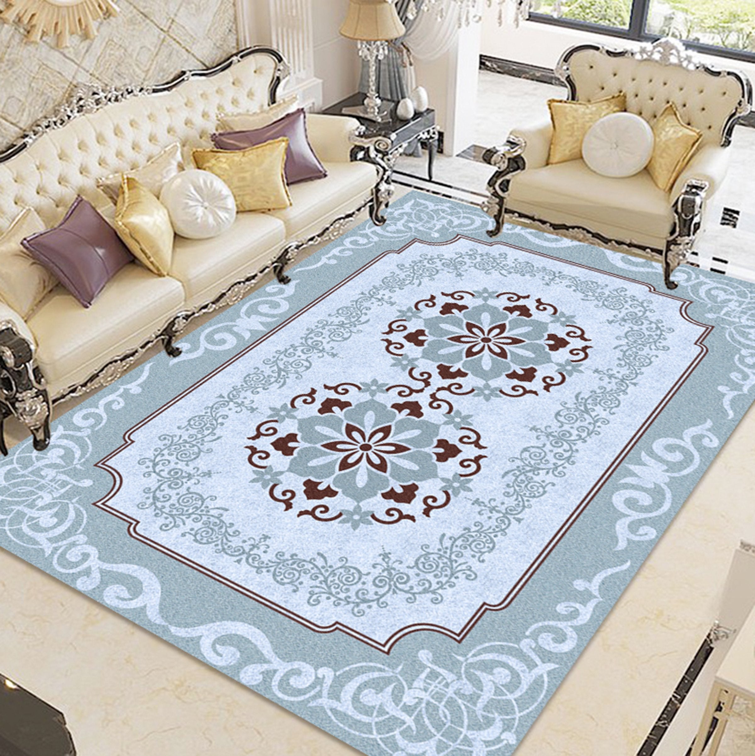 3D Color Pattern WG565 Non Slip Rug Mat Mat AJ Creativity Home