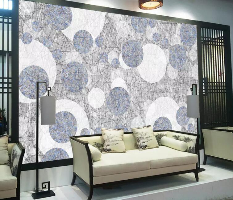 3D Colored Circle WC17 Wall Murals Wallpaper AJ Wallpaper 2