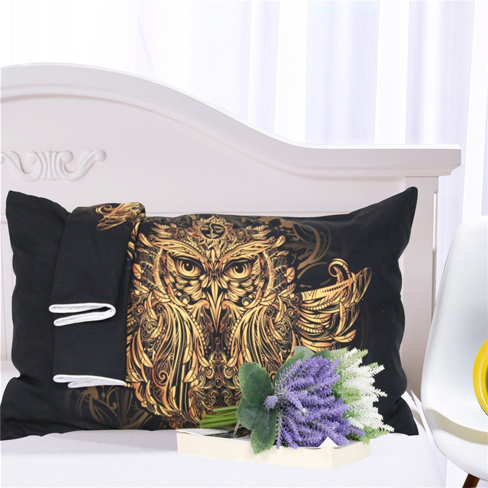 3D Owl Wind Chimes 194 Bed Pillowcases Quilt Wallpaper AJ Wallpaper