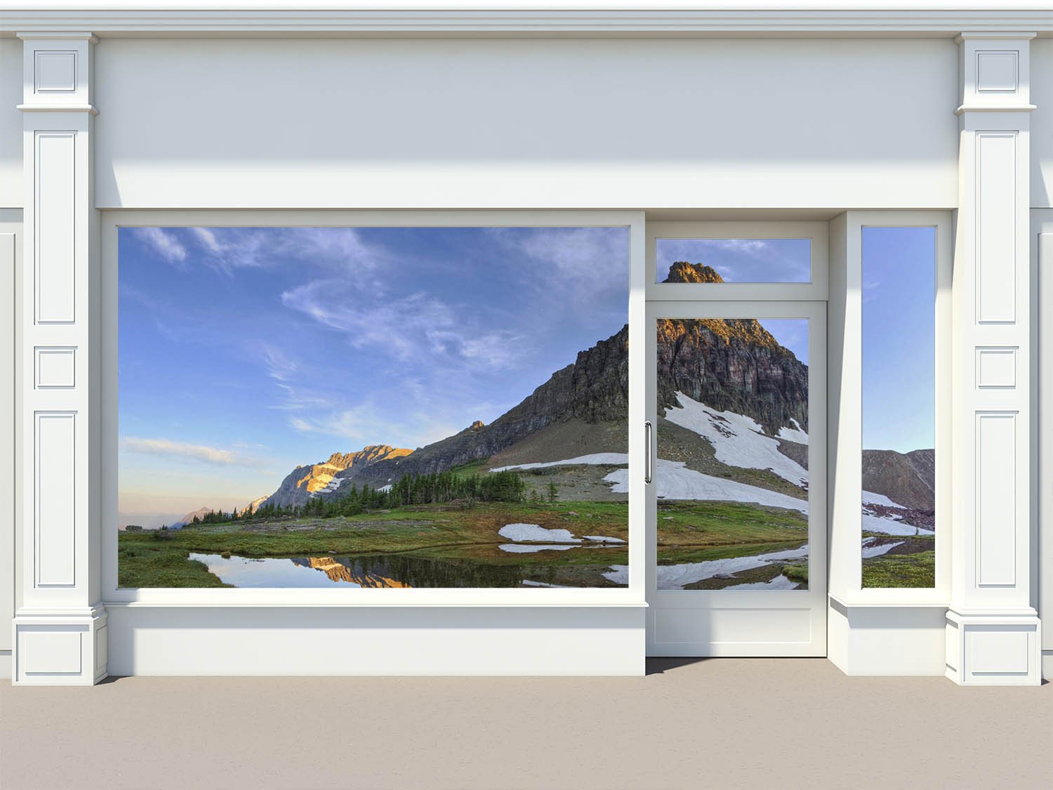 Snow Melting Lake Wallpaper AJ Wallpaper