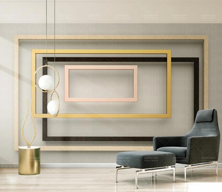 3D Colored Llines WC116 Wall Murals