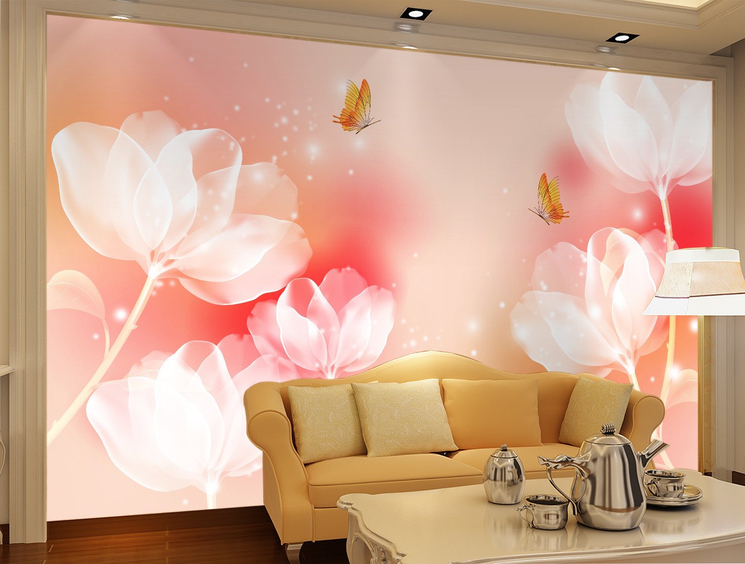 3D Fairy Pure Louts Flower 26 Wallpaper AJ Wallpaper