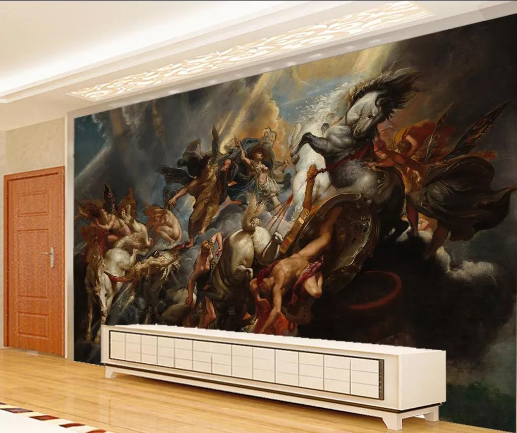 3D Horse Battle 336 Wallpaper AJ Wallpaper