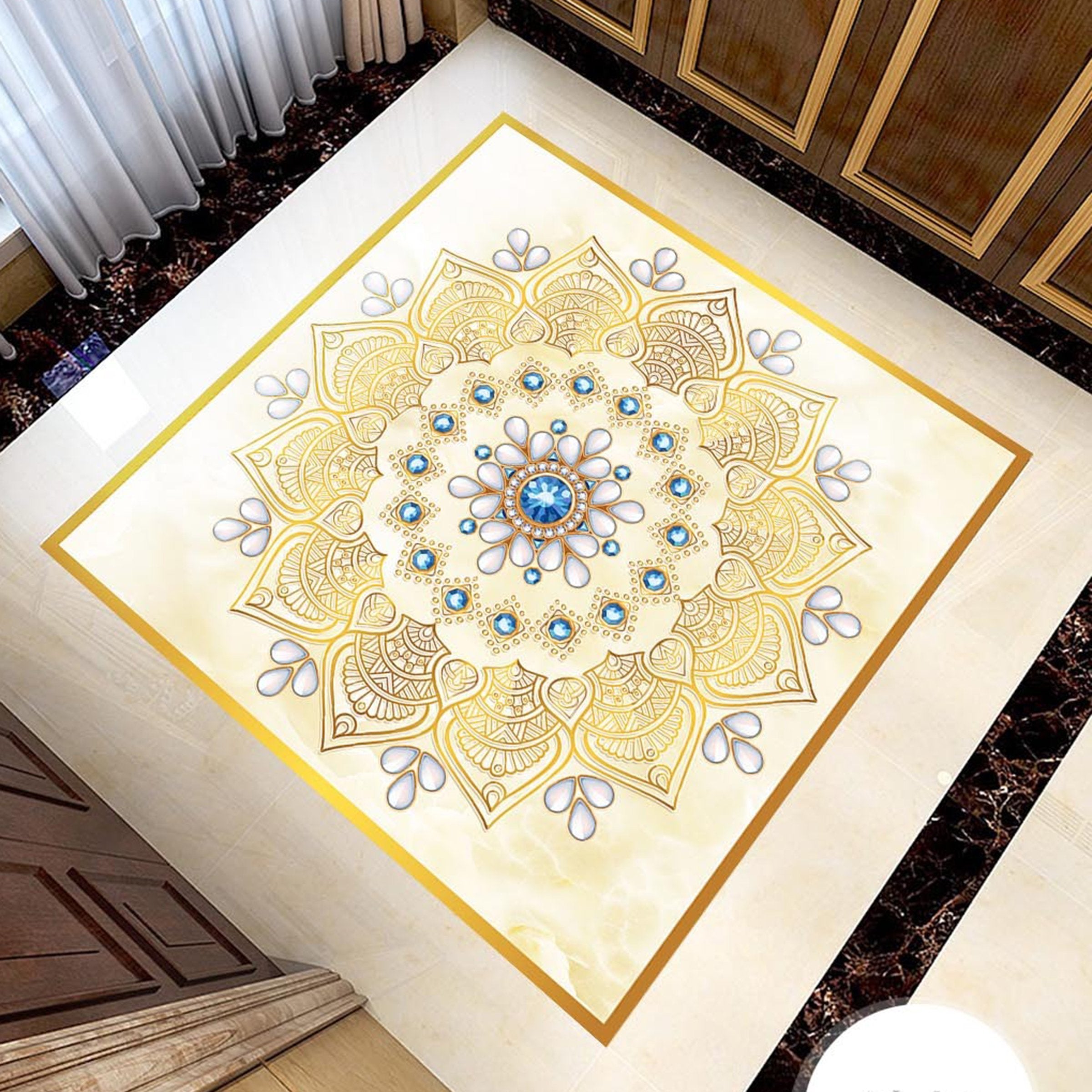 3D Colorful Pattern WG099 Floor Mural Wallpaper AJ Wallpaper 2