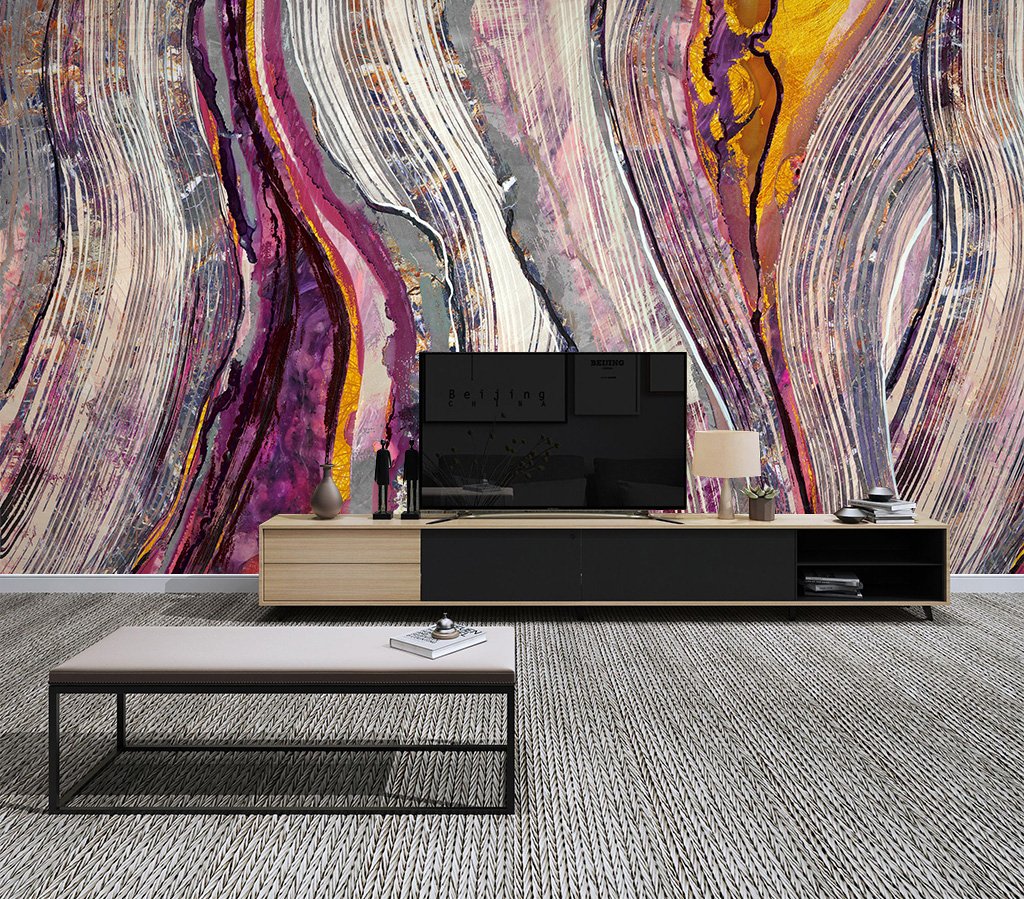 3D Line Color Impact WG93 Wall Murals Wallpaper AJ Wallpaper 2