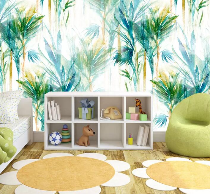 3D Color Plant WG10 Wall Murals Wallpaper AJ Wallpaper 2