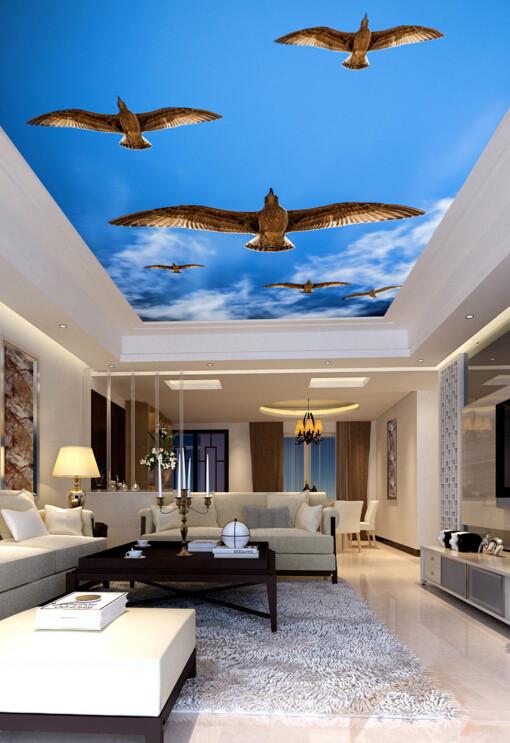 Blue Sky Flying Birds Wallpaper AJ Wallpaper 2