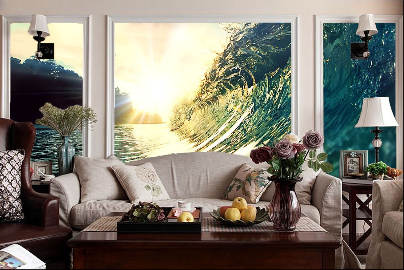 Sparkling Wave Wallpaper AJ Wallpaper