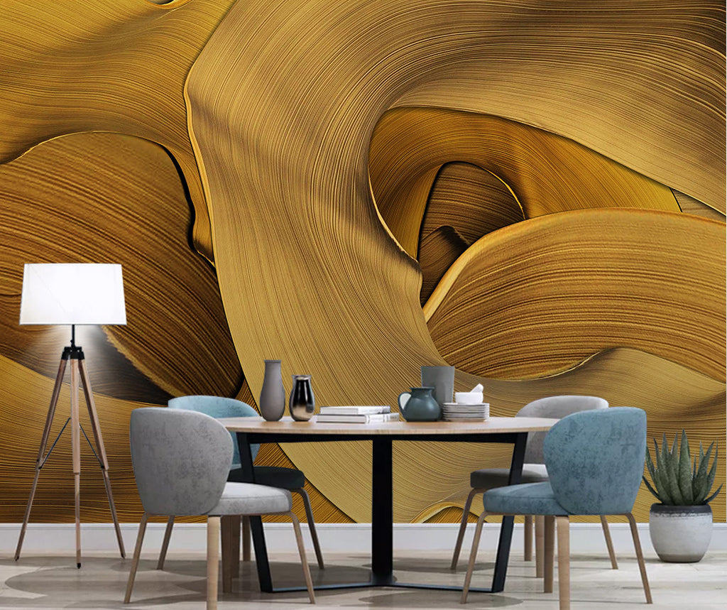 3D Yellow Stone WG390 Wall Murals