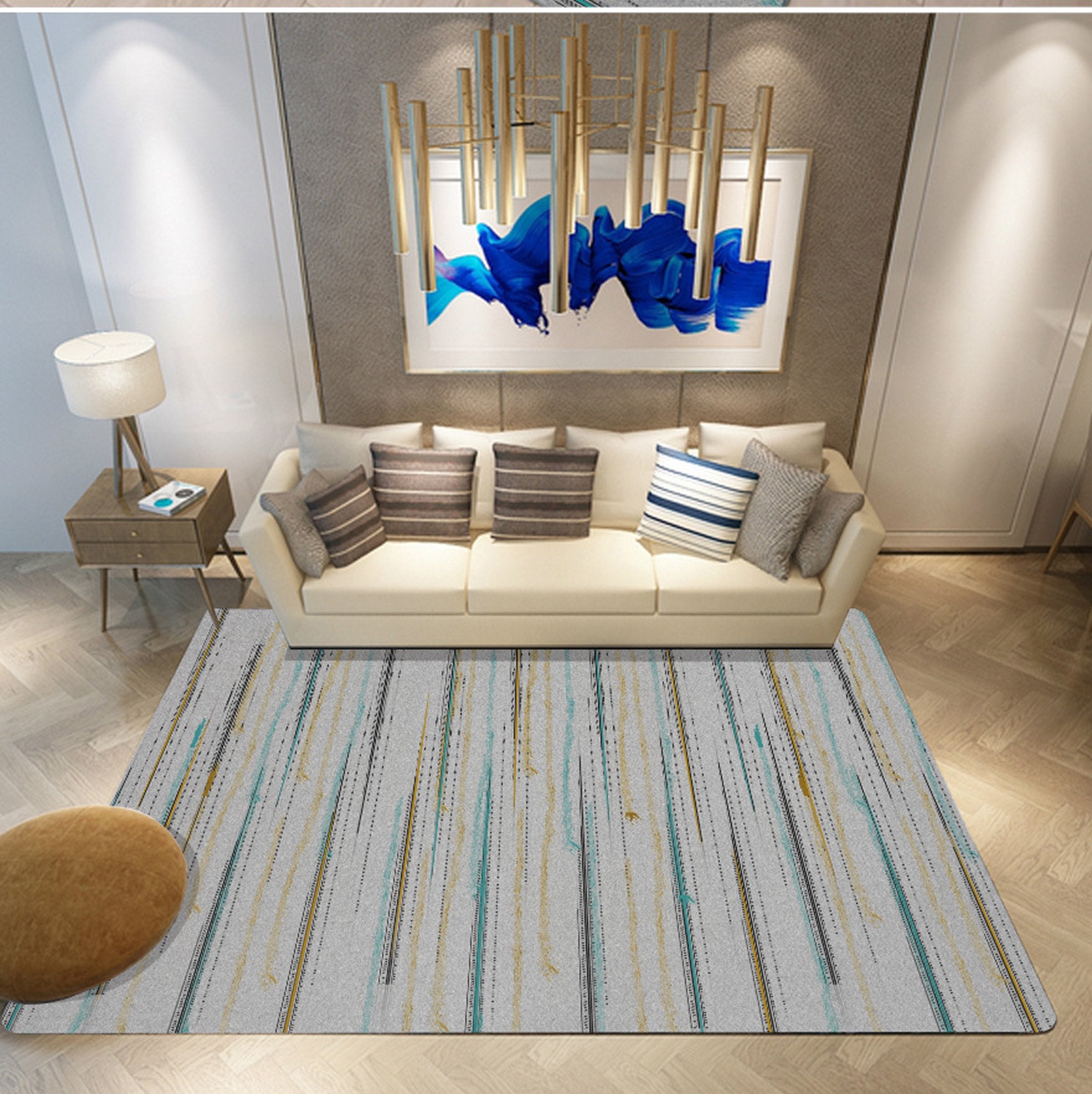 3D Color Pattern WG439 Non Slip Rug Mat Mat AJ Creativity Home