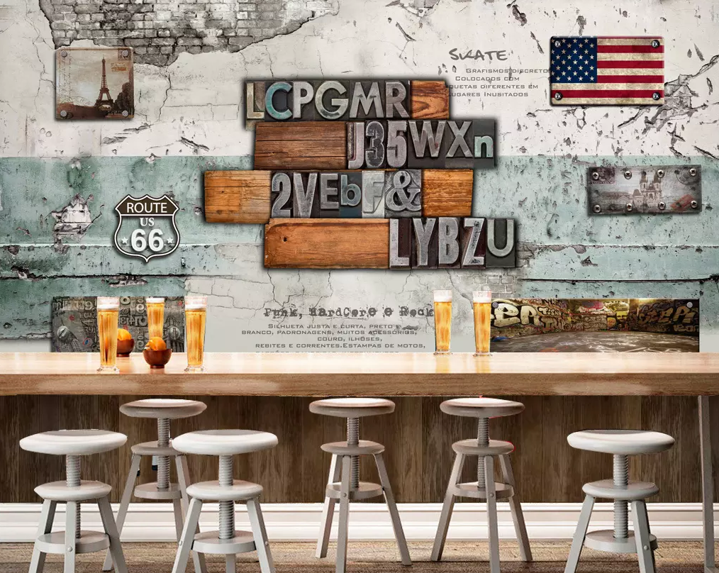 3D English Iron 229 Wallpaper AJ Wallpaper 2