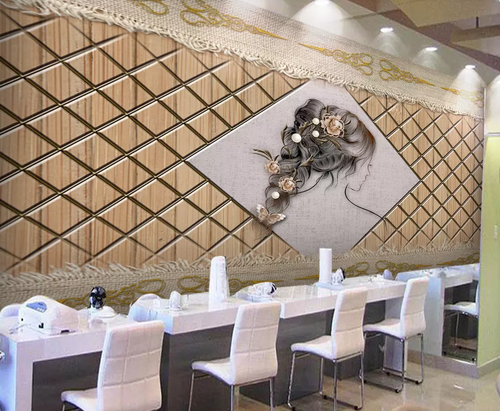 3D Girl Back Long Hair 382 Wallpaper AJ Wallpaper 2