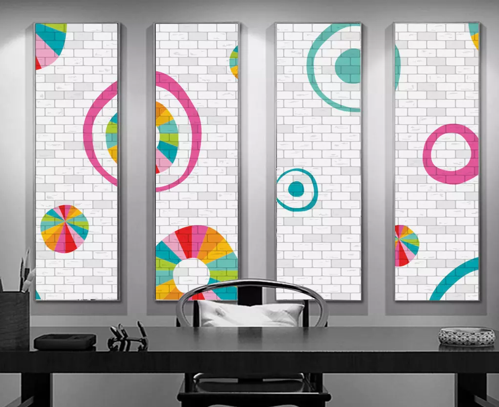 3D Colorful Circle 343 Wallpaper AJ Wallpaper 2