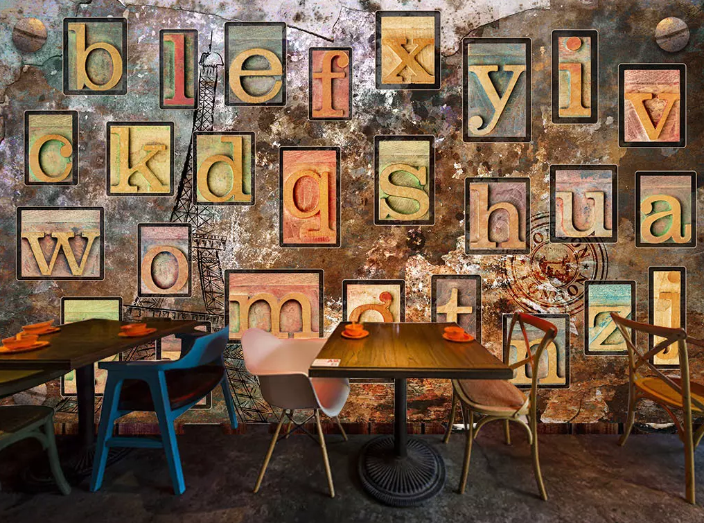 3D Lattice Uppercase Letters 145 Wallpaper AJ Wallpaper 2