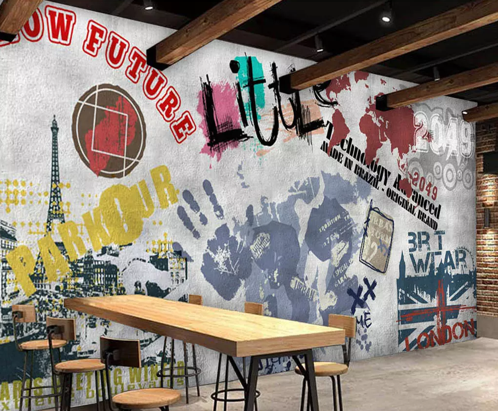 3D Color Graffiti 71 Wallpaper AJ Wallpaper 2