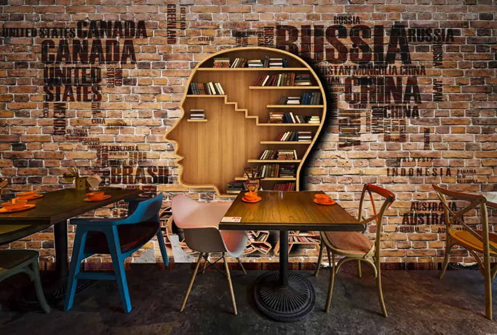 3D Head Vook Shelf 119 Wallpaper AJ Wallpaper 2